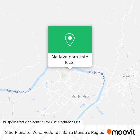 Sítio Planalto mapa
