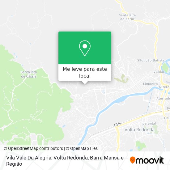 Vila Vale Da Alegria mapa