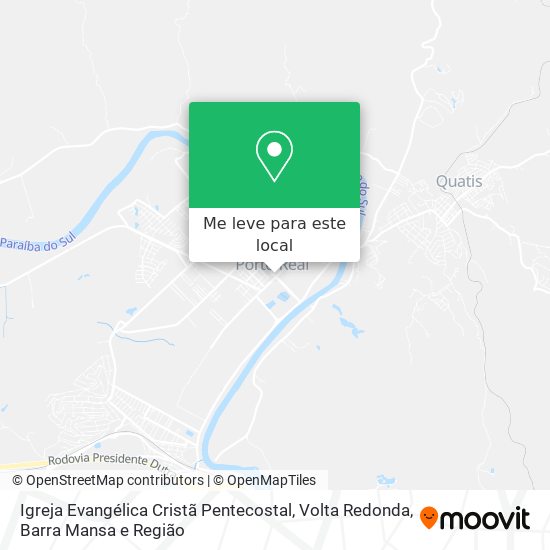 Igreja Evangélica Cristã Pentecostal mapa