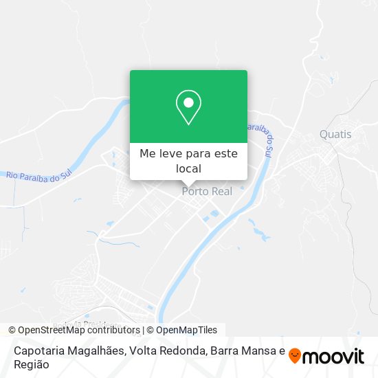 Capotaria Magalhães mapa