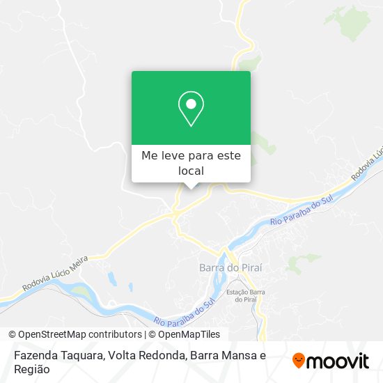 Fazenda Taquara mapa