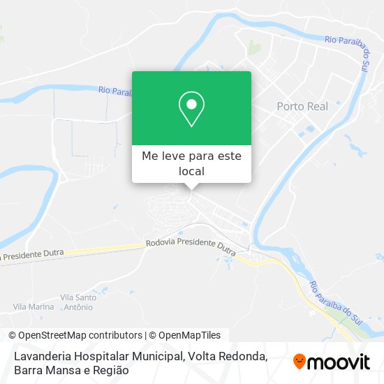 Lavanderia Hospitalar Municipal mapa