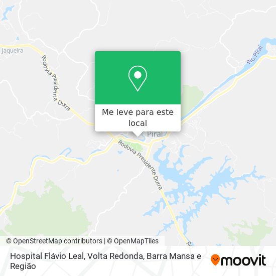 Hospital Flávio Leal mapa