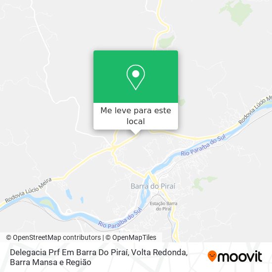 Delegacia Prf Em Barra Do Piraí mapa
