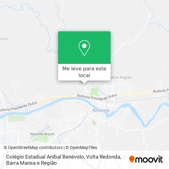 Colégio Estadual Aníbal Benévolo mapa