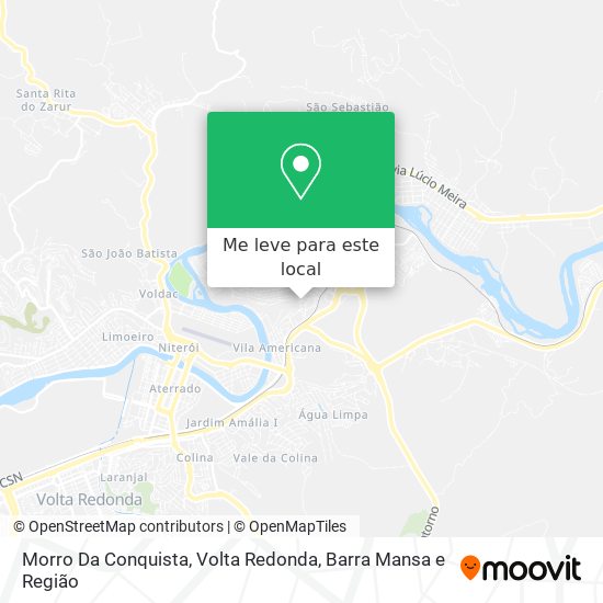 Morro Da Conquista mapa