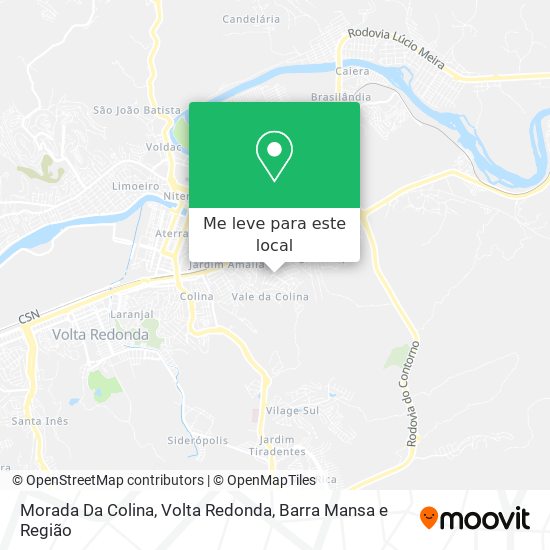 Morada Da Colina mapa