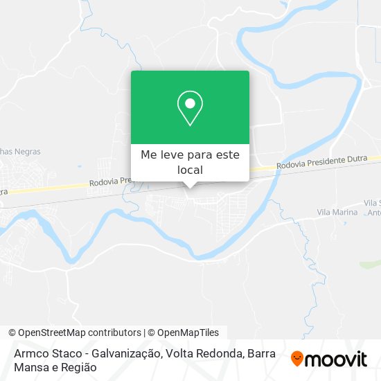 Armco Staco - Galvanização mapa