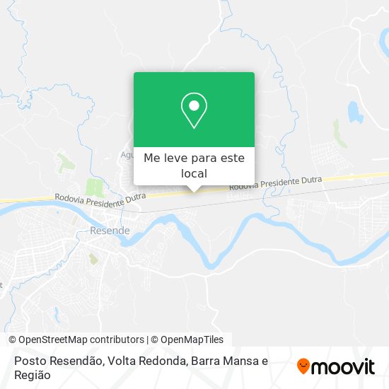 Posto Resendão mapa