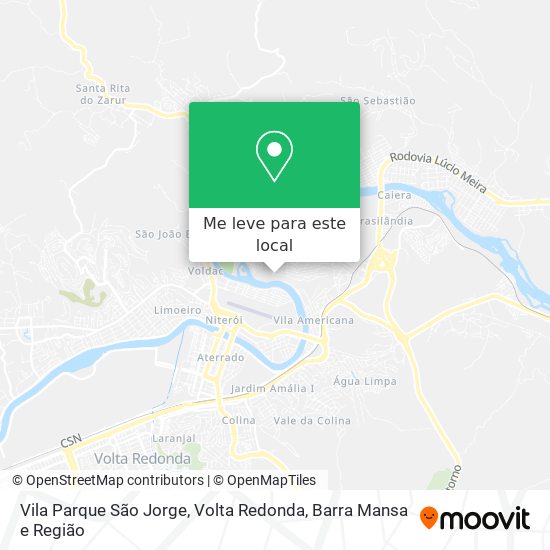 Vila Parque São Jorge mapa