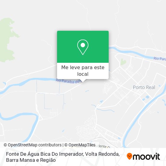 Fonte De Água Bica Do Imperador mapa