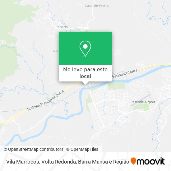 Vila Marrocos mapa