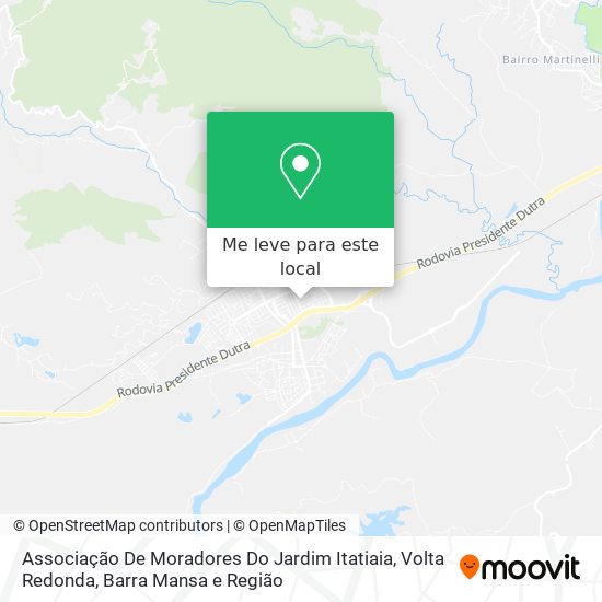 Associação De Moradores Do Jardim Itatiaia mapa