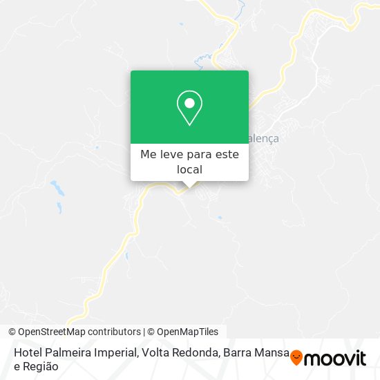 Hotel Palmeira Imperial mapa