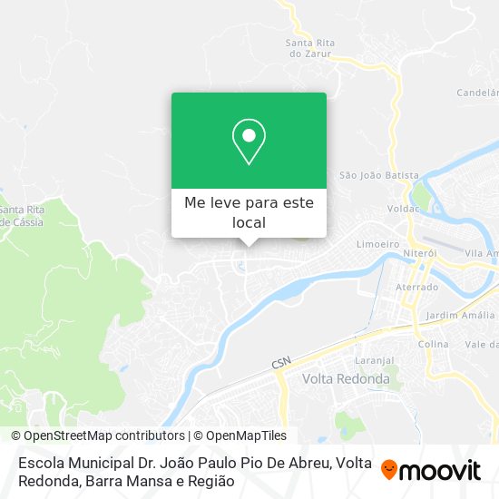 Escola Municipal Dr. João Paulo Pio De Abreu mapa