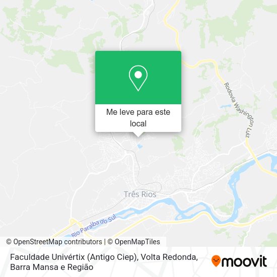 Faculdade Univértix (Antigo Ciep) mapa