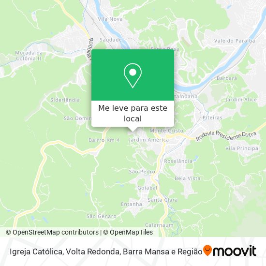 Igreja Católica mapa