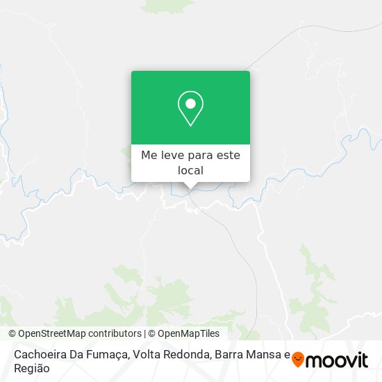 Cachoeira Da Fumaça mapa