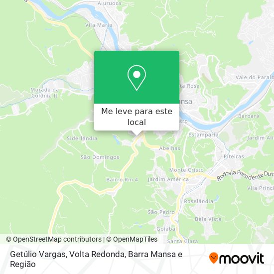 Getúlio Vargas mapa