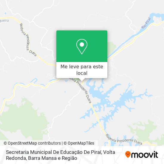 Secretaria Municipal De Educação De Piraí mapa