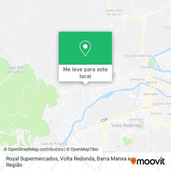 Royal Supermercados mapa