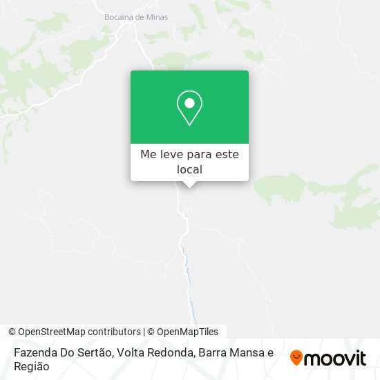 Fazenda Do Sertão mapa