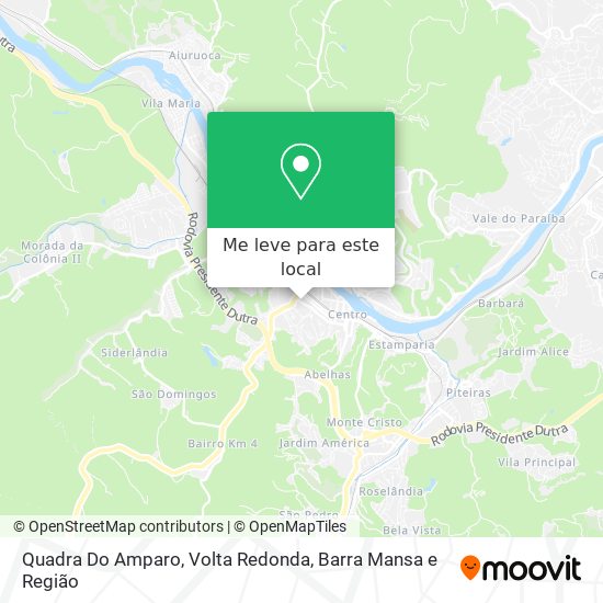 Quadra Do Amparo mapa