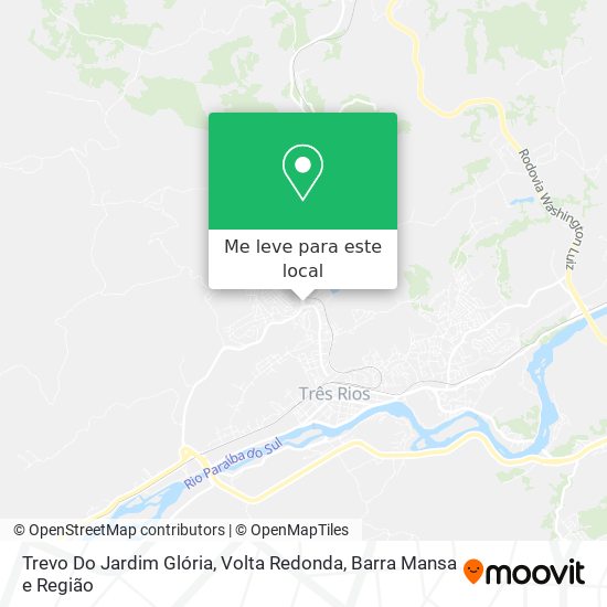 Trevo Do Jardim Glória mapa
