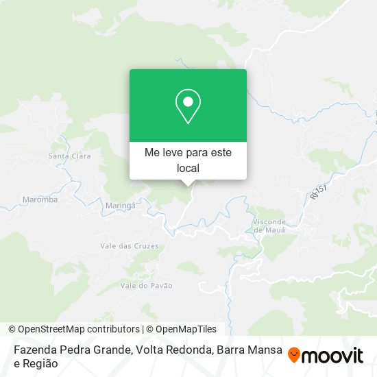 Fazenda Pedra Grande mapa