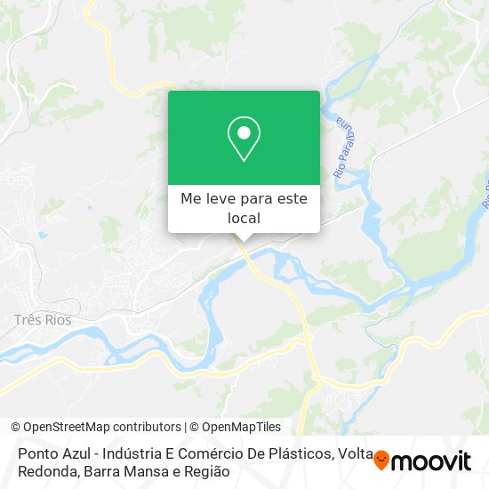Ponto Azul - Indústria E Comércio De Plásticos mapa