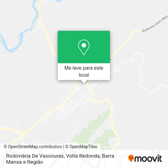 Rodoviária De Vassouras mapa