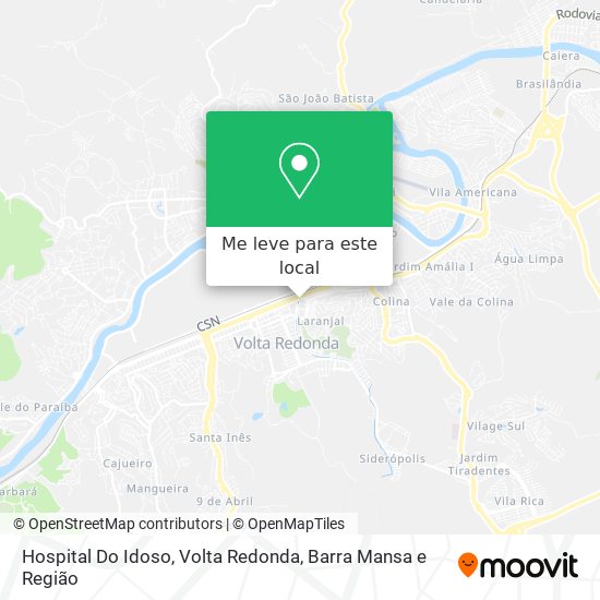 Hospital Do Idoso mapa