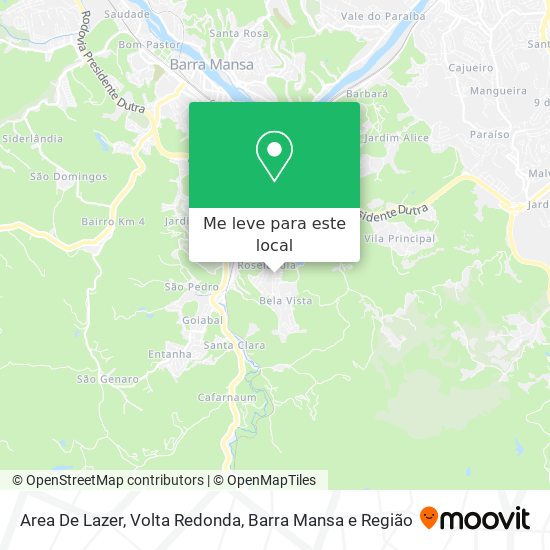 Area De Lazer mapa