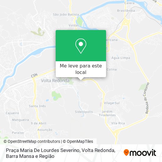 Praça Maria De Lourdes Severino mapa