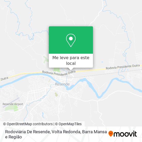 Rodoviária De Resende mapa
