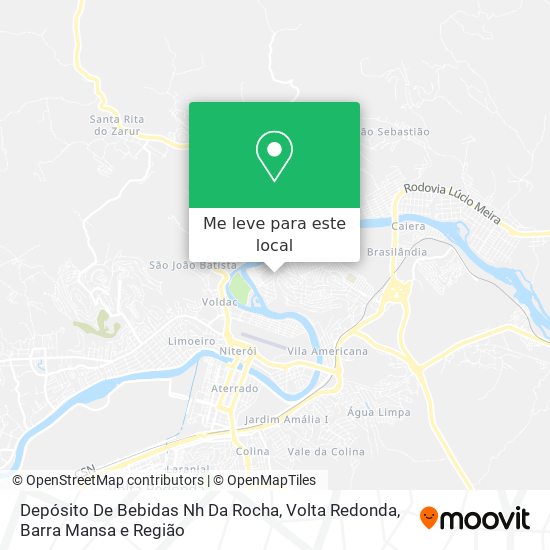 Depósito De Bebidas Nh Da Rocha mapa