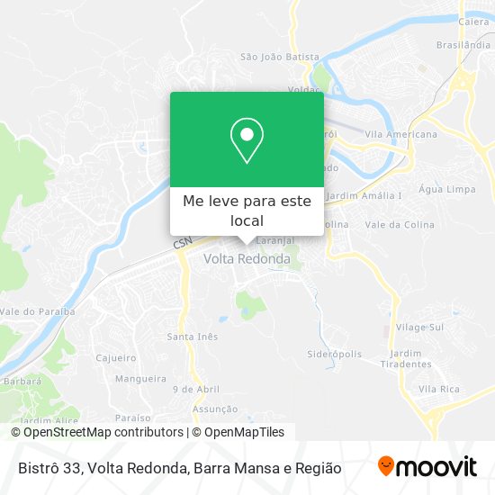 Bistrô 33 mapa