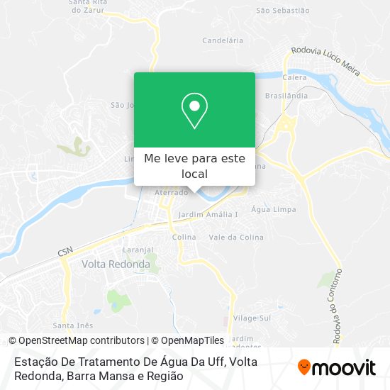 Estação De Tratamento De Água Da Uff mapa