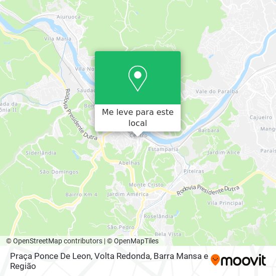 Praça Ponce De Leon mapa