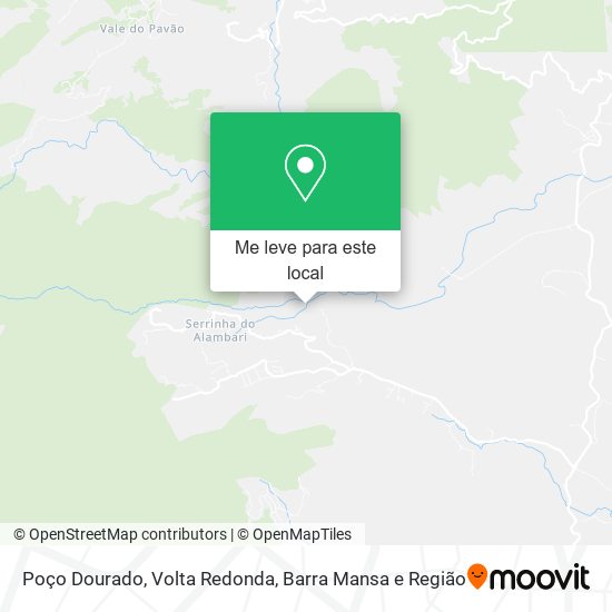 Poço Dourado mapa