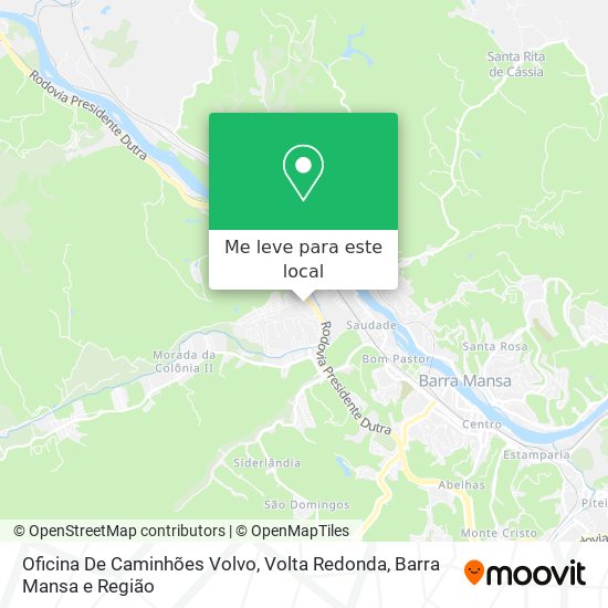 Oficina De Caminhões Volvo mapa