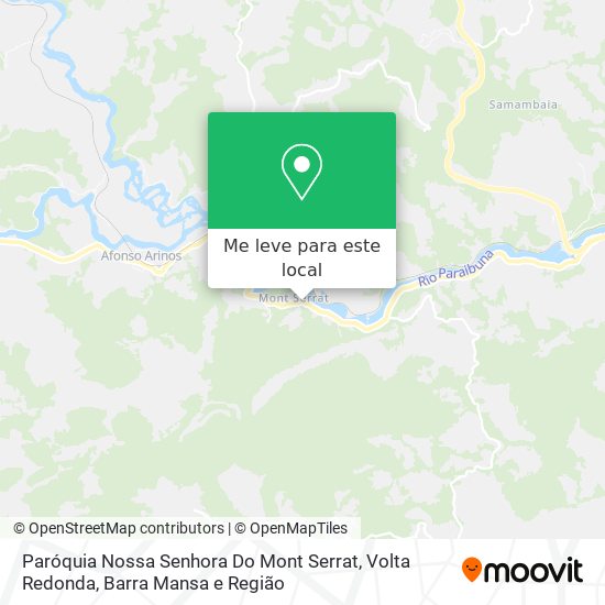 Paróquia Nossa Senhora Do Mont Serrat mapa