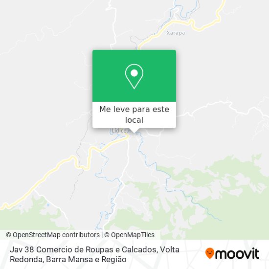 Jav 38 Comercio de Roupas e Calcados mapa