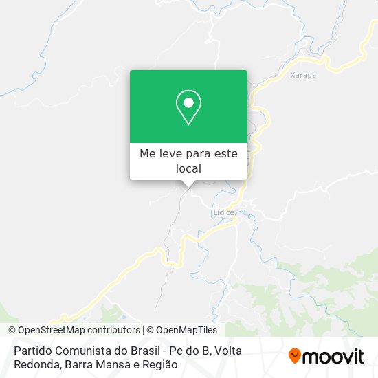 Partido Comunista do Brasil - Pc do B mapa