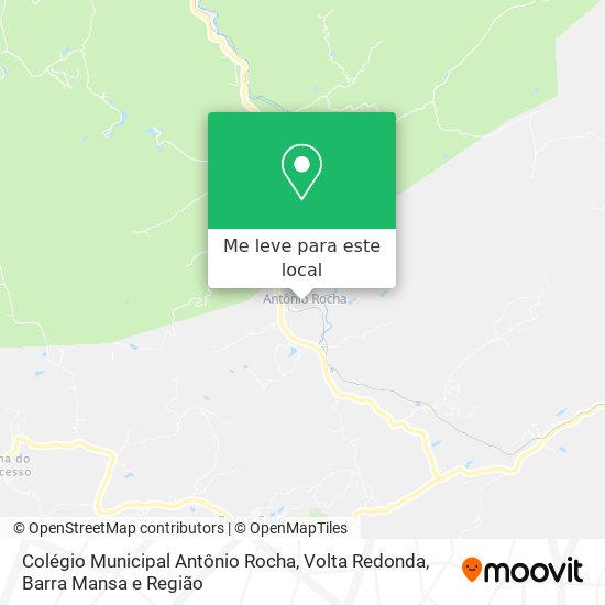 Colégio Municipal Antônio Rocha mapa