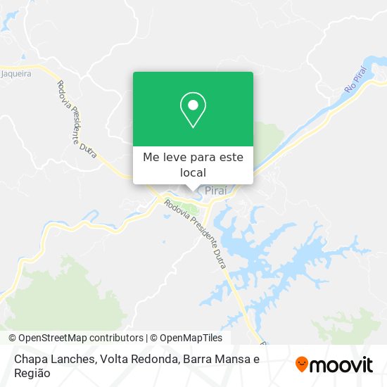 Chapa Lanches mapa