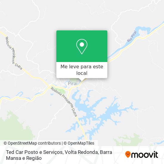 Ted Car Posto e Serviços mapa