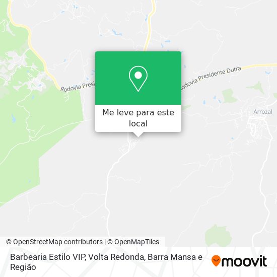 Barbearia Estilo VIP mapa