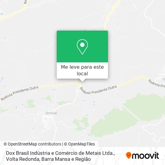 Dox Brasil Indústria e Comércio de Metais Ltda. mapa