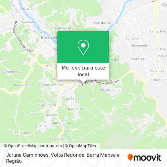 Juruna Caminhões mapa